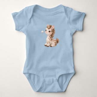 Paard Baby Body – Cute Boerderij Dier Baby 🐴 Romper