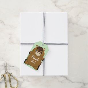 Paard Baby Shower Cadeaulabel