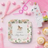 Paard Baby shower papier Borden Papieren Bordje (Feest)