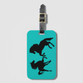Paard Bagagelabel - Kies kleuren (Voorkant (verticaal))
