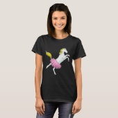 Paard Ballerina Ballet Dance T-shirt (Voorkant volledig)