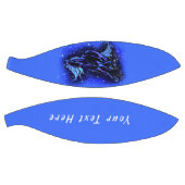 Paard Basketbal die in Blauwe Nacht Douanetekst lo (Panelen)