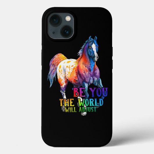 Paard ben jij de wereld zal aanpassen Case-Mate iPhone case (Achterkant)