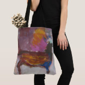 Paard, Berg, Rivier Tote Bag (Dichtbij)