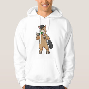 Paard bij het Eaten Vegan Hoodie