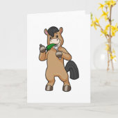 Paard bij het Eaten Vegan Kaart (Gele Bloem)