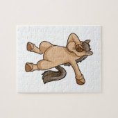 Paard bij Hip Hop Dance Dab Legpuzzel (Horizontaal)