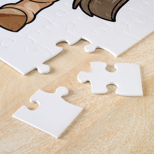 Paard bij Hip Hop Dance Dab Legpuzzel (Zijkant)