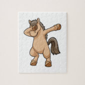 Paard bij Hip Hop Dance Dab Legpuzzel (Verticaal)