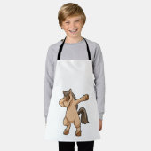 Paard bij Hip Hop Dance Dab Schort (Gedragen)