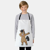 Paard bij Hip Hop Dance Dab Schort (Gedragen)