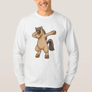 Paard bij Hip Hop Dance Dab T-shirt