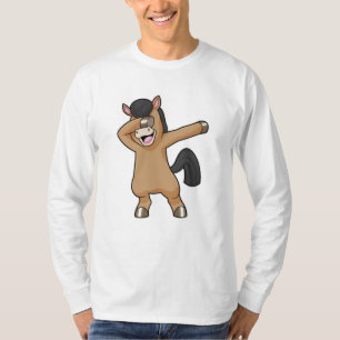 Paard bij Hip Hop Dance Dab T-shirt