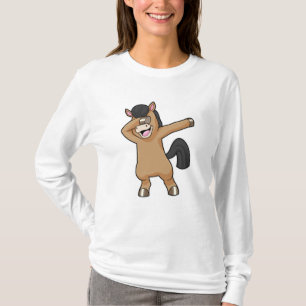 Paard bij Hip Hop Dance Dab T-shirt