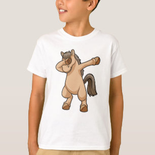 Paard bij Hip Hop Dance Dab T-shirt