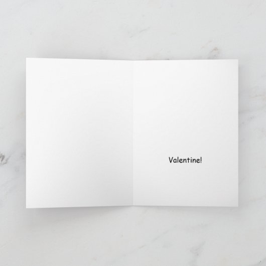 Paard bij mij, Valentijnsdag Kaart (Binnen)