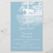 Paard bij schemerlicht flyer (Voorkant)