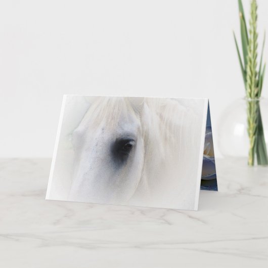 Paard & Bloemen Kaart (Voorkant)