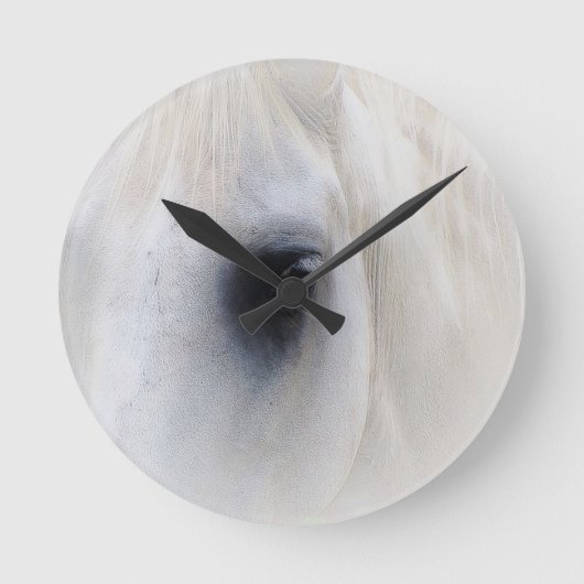 Paard & Bloemen Ronde Klok (Voorkant)