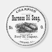  paard Boerderij House Soap White Magneet (Voorkant)