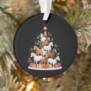 Paard Boom Kerst Paarden Kerstcadeaus Ornament