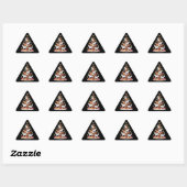 Paard Boom Kerst Paarden Kerstcadeaus Sticker (Vel)