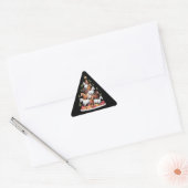 Paard Boom Kerst Paarden Kerstcadeaus Sticker (Envelop)