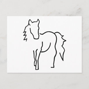 Paard Briefkaart