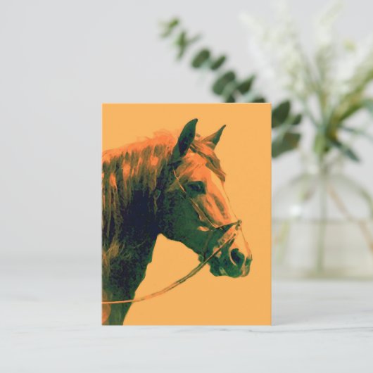 Paard Briefkaart (Staand voorkant)