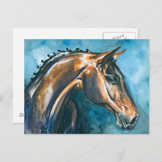 Paard Briefkaart (Voorkant / Achterkant)