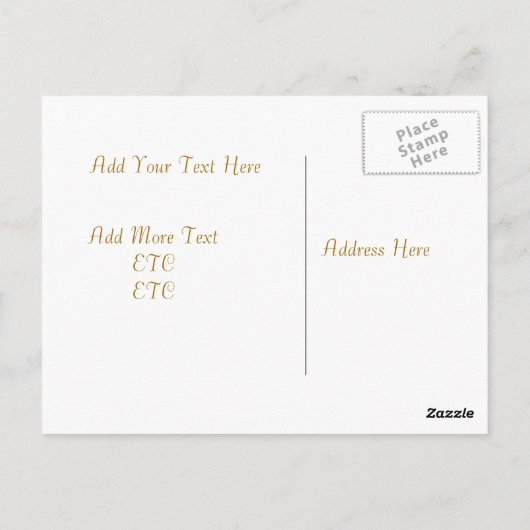 paard Briefkaart 3 (Achterkant)