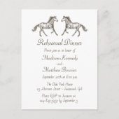 Paard Bruine Landelijke Westerse Oefenavond Eet In Briefkaart (Voorkant)