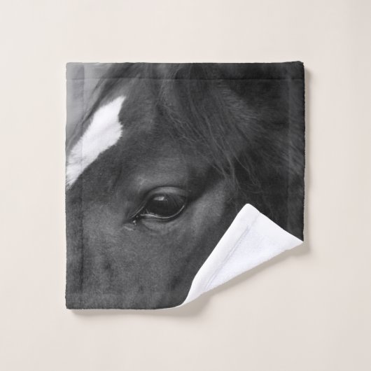 Paard btcnm bad handdoek (Wasdoekje)