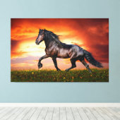 Paard Canvas Afdruk (Insitu (Houten vloer))
