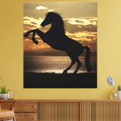 paard canvas afdruk (Insitu (Woonkamer))
