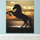 paard canvas afdruk (Insitu (Houten vloer))