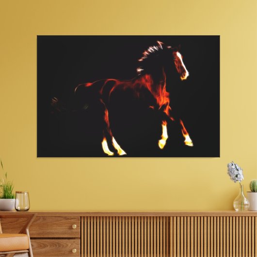 Paard Canvas Afdruk (Insitu (Woonkamer))