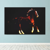 Paard Canvas Afdruk (Insitu (Houten vloer))