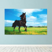 Paard Canvas Afdruk (Insitu (Houten vloer))