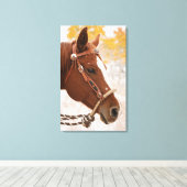 Paard Canvas Afdruk (Insitu (Houten vloer))