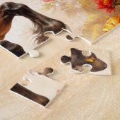 Paard Chinees, paard liefhebbers Legpuzzel (Zijkant)