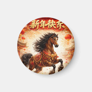 Paard Chinees, paardenliefhebbers Magneet