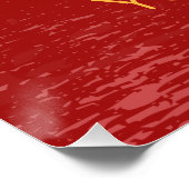 Paard Chinese Zodiac Horoscoop sterrenbeeld Perfect Poster (Hoek)