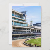 Paard Cowboy Kentucky Derby Party 1e Verjaardag Kaart (Achterkant)