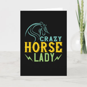 Paard - Crazy Horse Lady Kaart