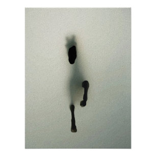 Paard dat door mist breekt - Abstracte Kunst Perfect Poster