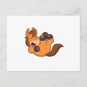 Paard dat lacht briefkaart (Voorkant)