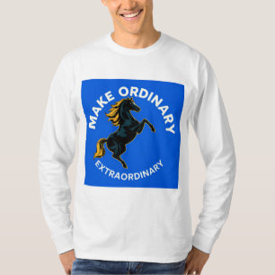 Paard dat motivatie symboliseert t-shirt