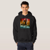 Paard dat rent hoodie (Voorkant volledig)