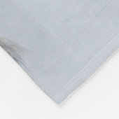 Paard die door de sneeuw loopt fleece deken (Hoek)